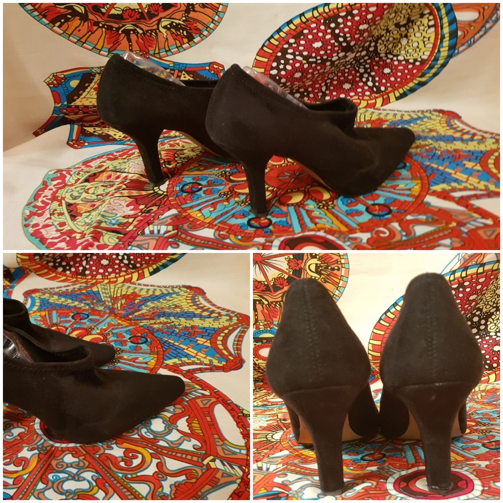 Tahari suede booties